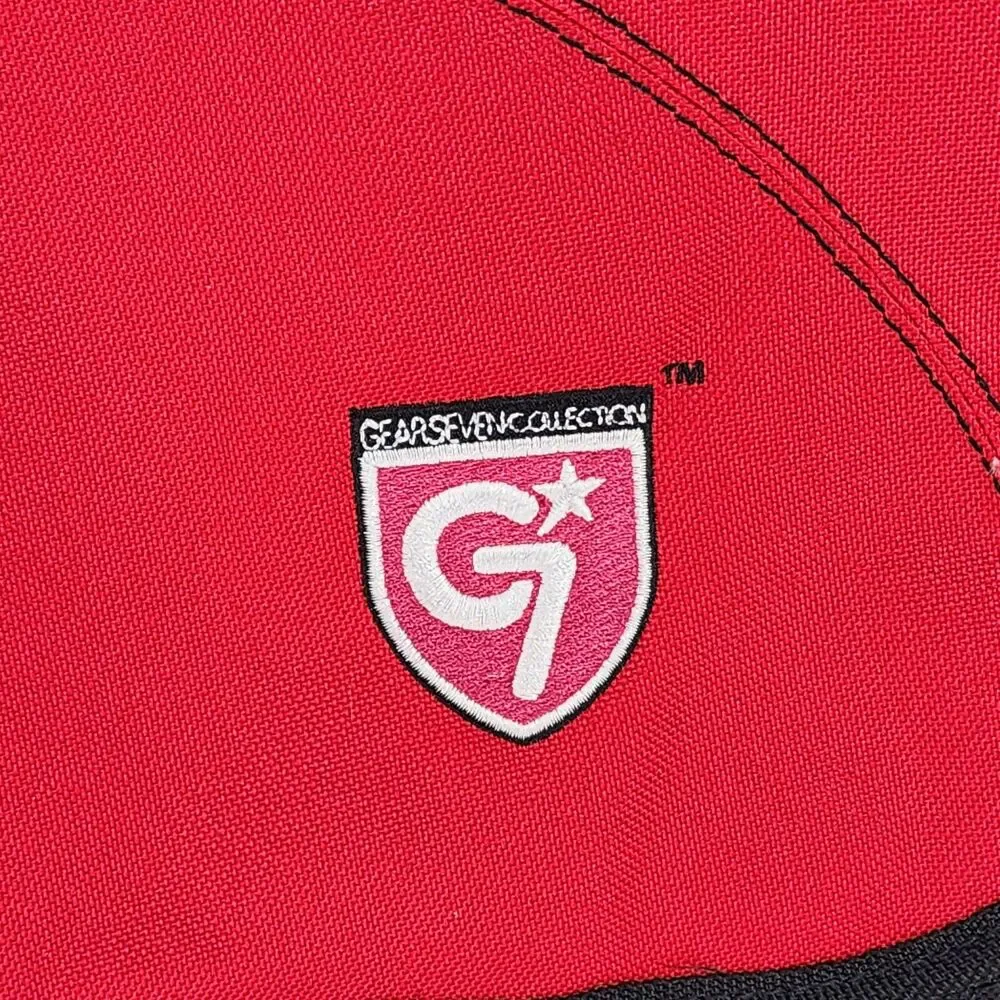 Gear Seven Collection Red Utility Messenger Bag